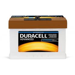 Baterie auto Duracell Advanced 77 Ah - DA77H