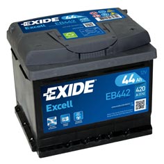 Baterie auto Exide Excell 44Ah 420A(EN) EB442