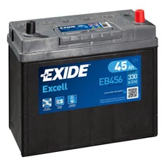 Baterie auto Exide Excell 45Ah 300A(EN) EB456