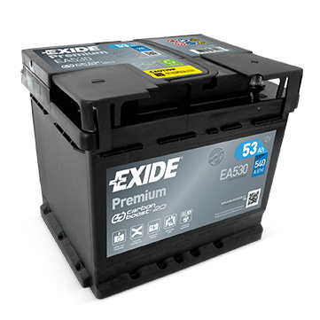 Baterie auto Exide Premium 53Ah 540A(EN) EA530