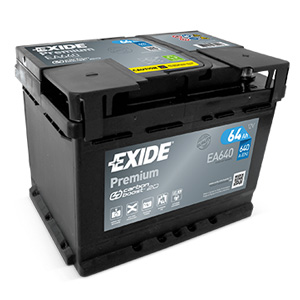Baterie auto Exide Premium 64Ah 640A(EN) EA640
