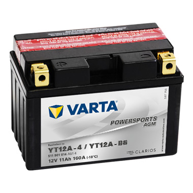 Baterie moto Varta Powersports AGM 11Ah 160A(EN) 511901014