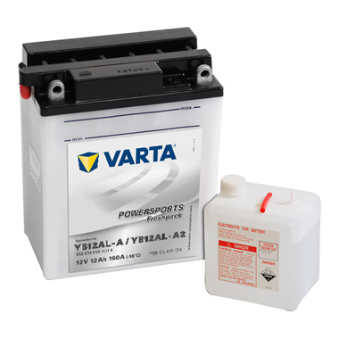 Baterie moto Varta Powersports Freshpack 12Ah 160A(EN) 512013012