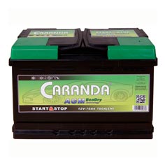 Baterie auto Caranda Start Stop AGM 70Ah 760A(EN) 6424173020346