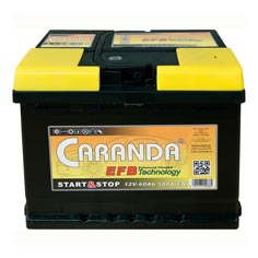 Baterie auto Caranda Start Stop EFB 60Ah 580A(EN) 6424173020384