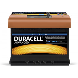 Baterie auto Duracell Advanced 62Ah 550A(EN) DA62H