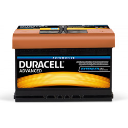 Baterie auto Duracell Advanced 72Ah 670A(EN) DA72L