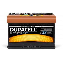 Baterie auto Duracell Extreme AGM 70 Ah - DE70AGM