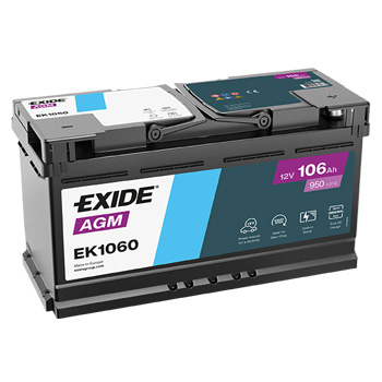 Baterie auto Exide AGM 106Ah 950A(EN) EK1060