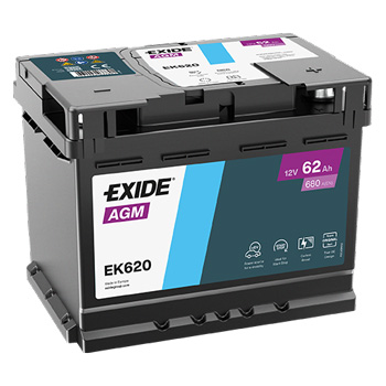 Baterie auto Exide AGM 62Ah 680A(EN) EK620
