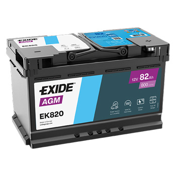 Baterie auto Exide AGM 82Ah 800A(EN) EK820