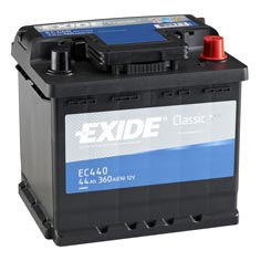 Baterie auto Exide Excell 44Ah 360A(EN) EC440