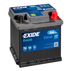 Baterie auto Exide Excell 44Ah 400A(EN) EB440