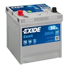 Baterie auto Exide Excell 50Ah 360A(EN) EB505