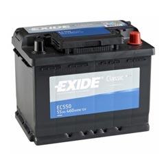 Baterie auto Exide Excell 55Ah 460A(EN) EC550