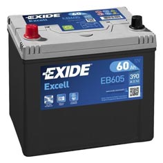 Baterie auto Exide Excell 60Ah 390A(EN) EB605