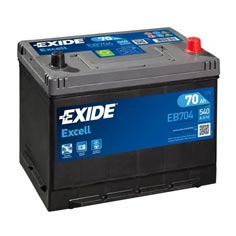 Baterie auto Exide Excell 70 Ah - EB704