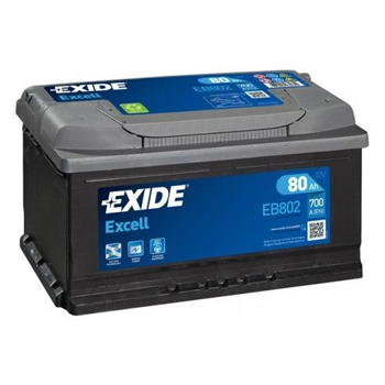 Baterie auto Exide Excell 80Ah EB802