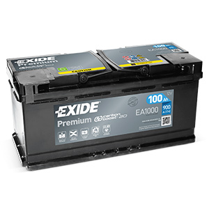 Baterie auto Exide Premium 100Ah 900A(EN) EA1000