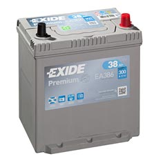 Baterie auto Exide Premium 38Ah 300A(EN) EA386