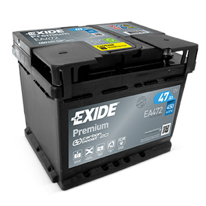 Baterie auto Exide Premium 47Ah EA472