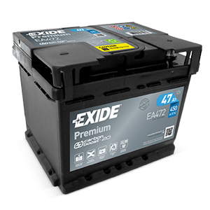 Baterie auto Exide Premium 47 Ah - EA472