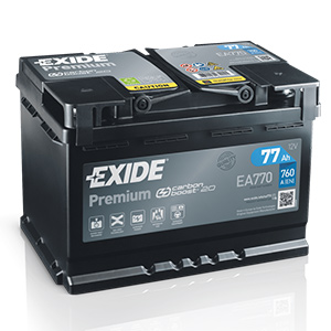 Baterie auto Exide Premium 77Ah 760A(EN) EA770