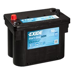 Baterie auto Exide Start Stop AGM 50 Ah - EK508