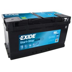 Baterie auto Exide Start Stop AGM 95Ah 850A(EN) EK950