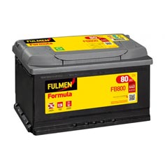 Baterie auto Fulmen Formula 80 Ah - FB800