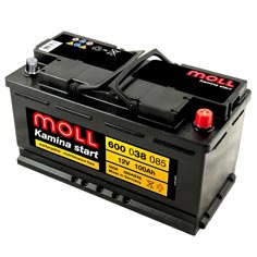 Baterie auto Moll Kamina Start 100Ah 850A(EN) 600038085