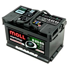 Baterie auto Moll start stop EFB 65 Ah - 82065