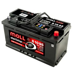Baterie auto Moll start stop plus AGM 95Ah 850A(EN) 81095