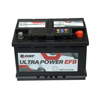 Baterie auto QWP EFB 70Ah 760A(EN) WEP5700EFB
