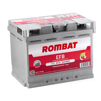 Baterie auto Rombat EFB 60Ah 215