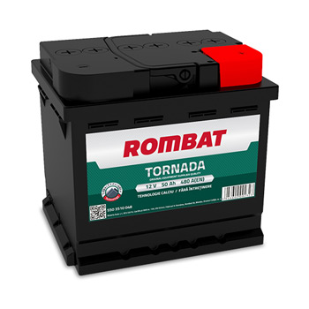 Baterie auto Rombat Tornada 50Ah 480A(EN) 198