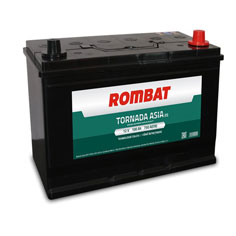Baterie auto Rombat Tornada Asia 100Ah 750A(EN) 211-plus-dreapta