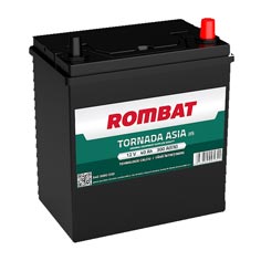 Baterie auto Rombat Tornada Asia 40Ah 300A(EN) 203-plus-dreapta