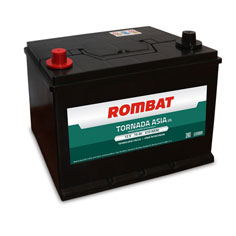 Baterie auto Rombat Tornada Asia 75 Ah - 208-plus-stanga