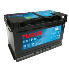 Baterie auto Tudor AGM 80Ah 800A(EN) TK800