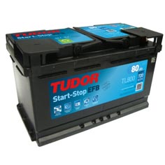 Baterie auto Tudor EFB 80 Ah - TL800