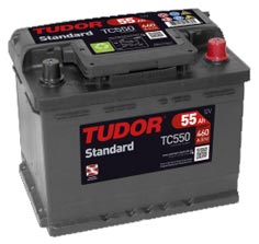 Baterie auto Tudor Standard 55Ah 460A(EN) TC550