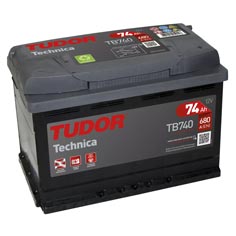 Baterie auto Tudor Technica 74 Ah - TB740