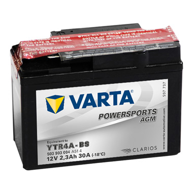 Baterie moto Varta Powersports AGM 2.3Ah 30A(EN) 503903004