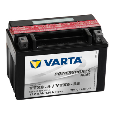 Baterie moto Varta Powersports AGM 8Ah 135A(EN) 508012008