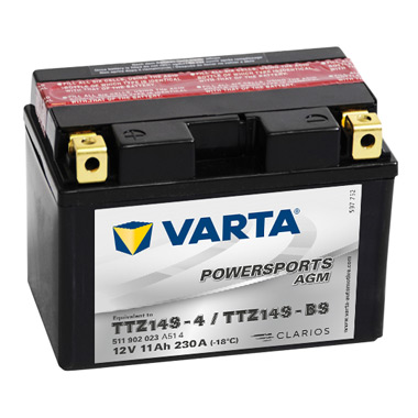 Baterie moto Varta Powersports AGM 11 Ah - 511902023