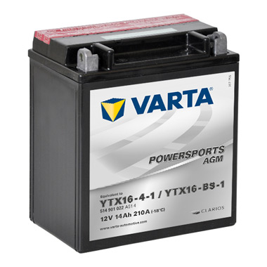 Baterie moto Varta Powersports AGM 14Ah 210A(EN) 514901022
