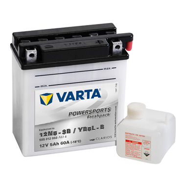Baterie moto Varta Powersports Freshpack 5Ah 60A(EN) 505012003