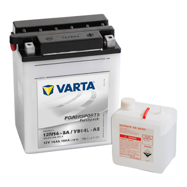 Baterie moto Varta Powersports Freshpack 14Ah 190A(EN) 514011014